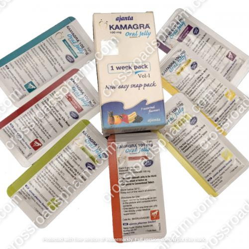 Kamagra Oral Jelly, 100mg Kamagra Oral Jelly, crossroadspharm, image